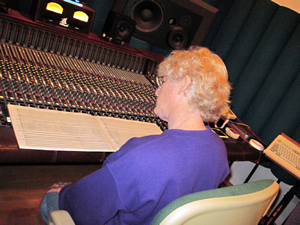 Charlie Bertini in recording studio