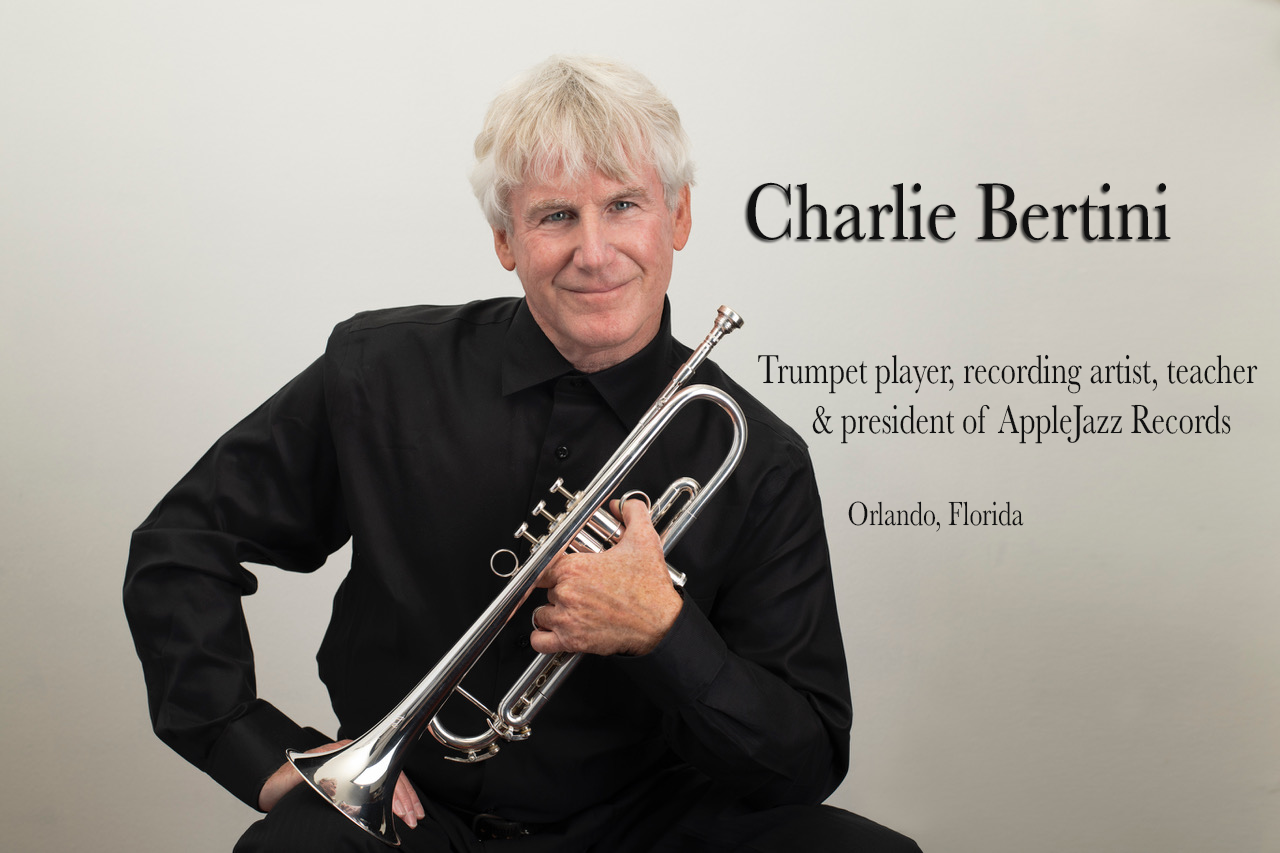 Charlie Bertini - trumpet player, recording artist, teacher and President of AppleJazz Records. Orlando FL Image
